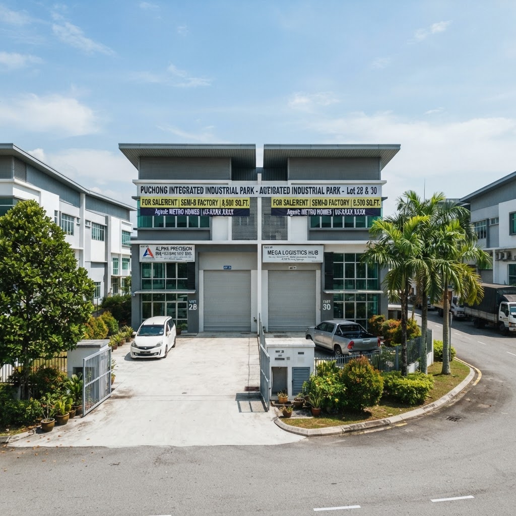 semi d factory for sale in Sepang, Selangor, Malaysia — 5,400 sqft