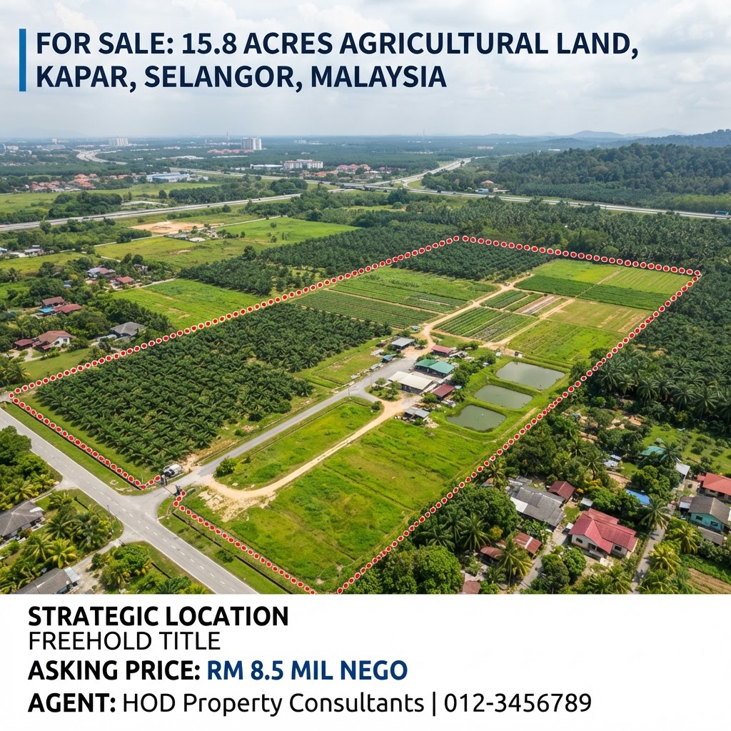 Agricultural Land for sale in Klang City, Selangor, Malaysia