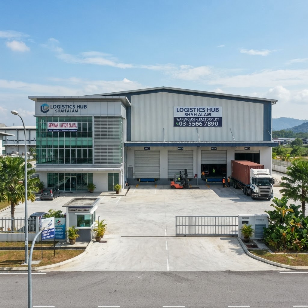 Warehouse for rent in Shah Alam, Selangor, Malaysia — 67,424 sqft