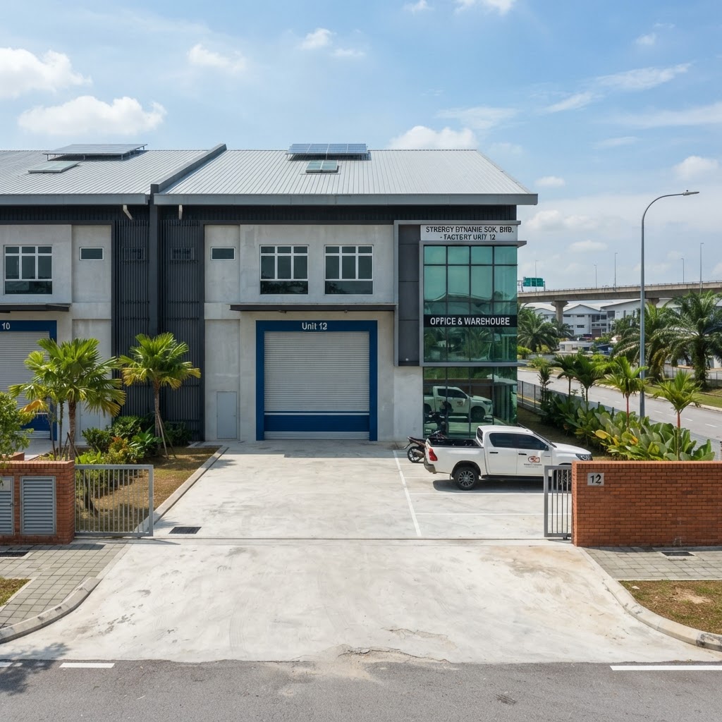 semi d factory for sale in Sepang, Selangor, Malaysia — 11,593 sqft