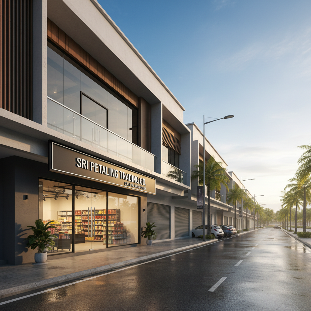 shop lot for sale in Sri Petaling, Kuala Lumpur, Malaysia — 7,200 sqft