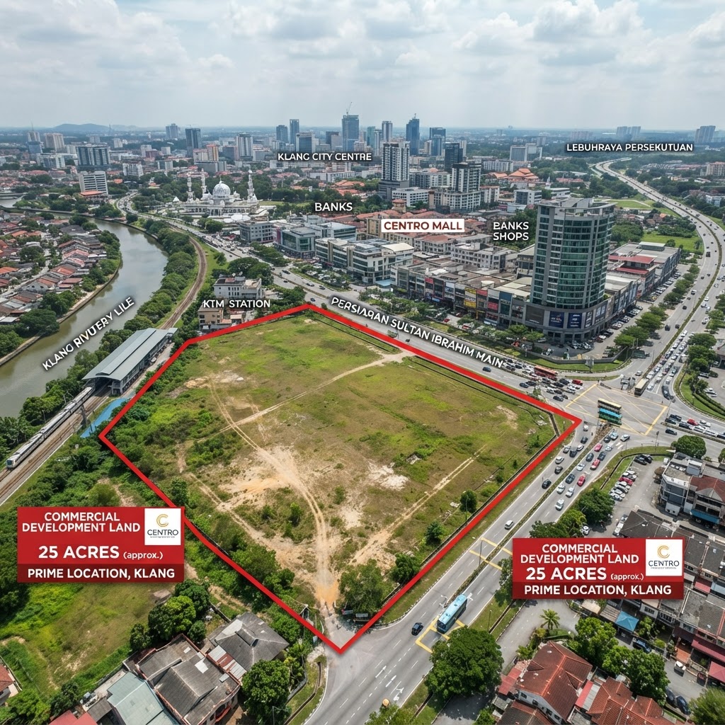 Commercial Land for sale in Klang City, Selangor, Malaysia (freehold)