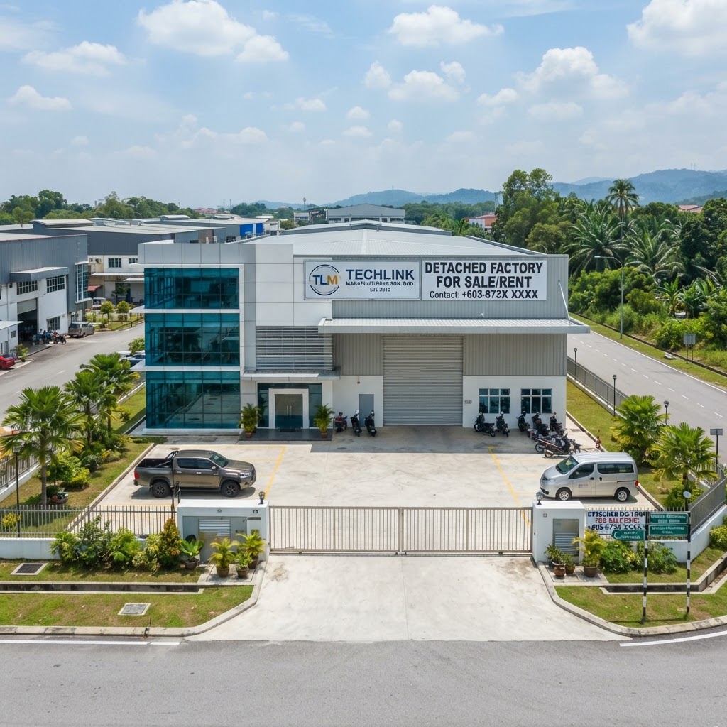 detached factory for sale in Kajang, Selangor, Malaysia — 60,000 sqft