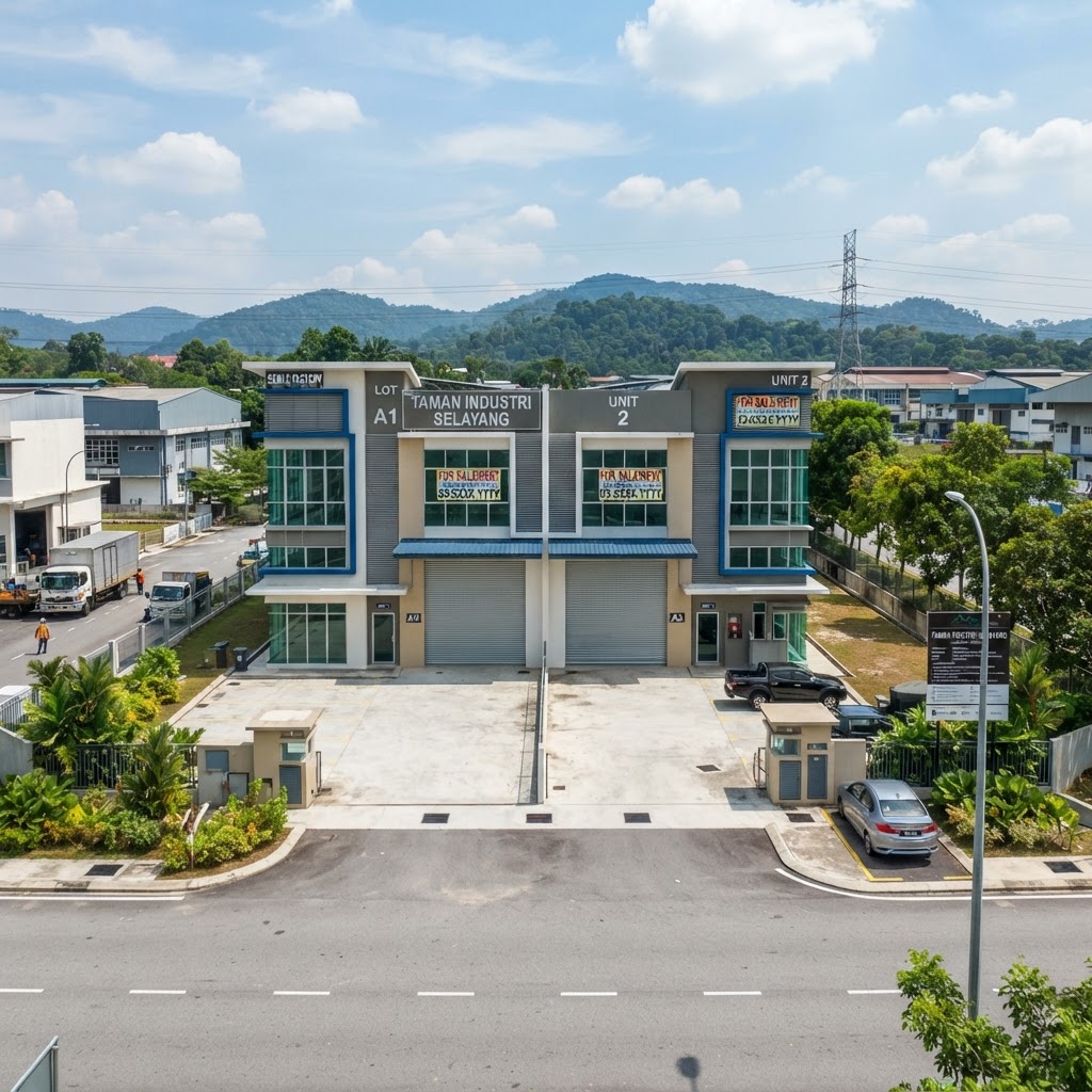 semi d factory for sale in Selayang, Selangor, Malaysia — 14,000 sqft
