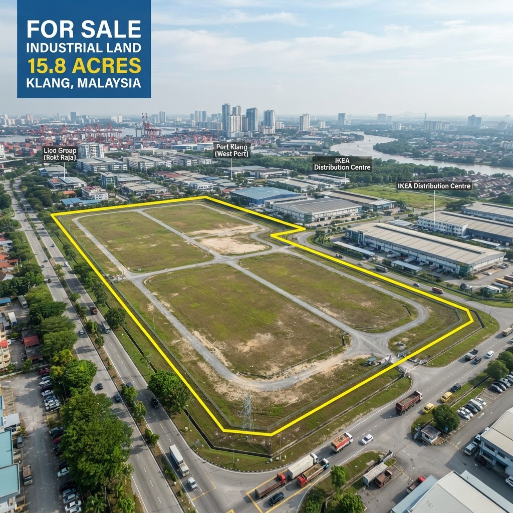 Industrial Land for sale in Klang City, Selangor, Malaysia