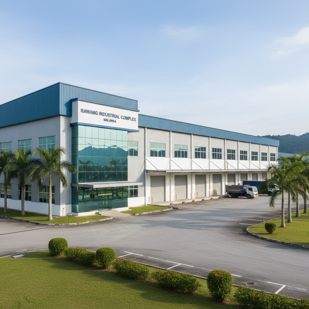 detached factory for rent in Rawang, Selangor, Malaysia — 24,174 sqft