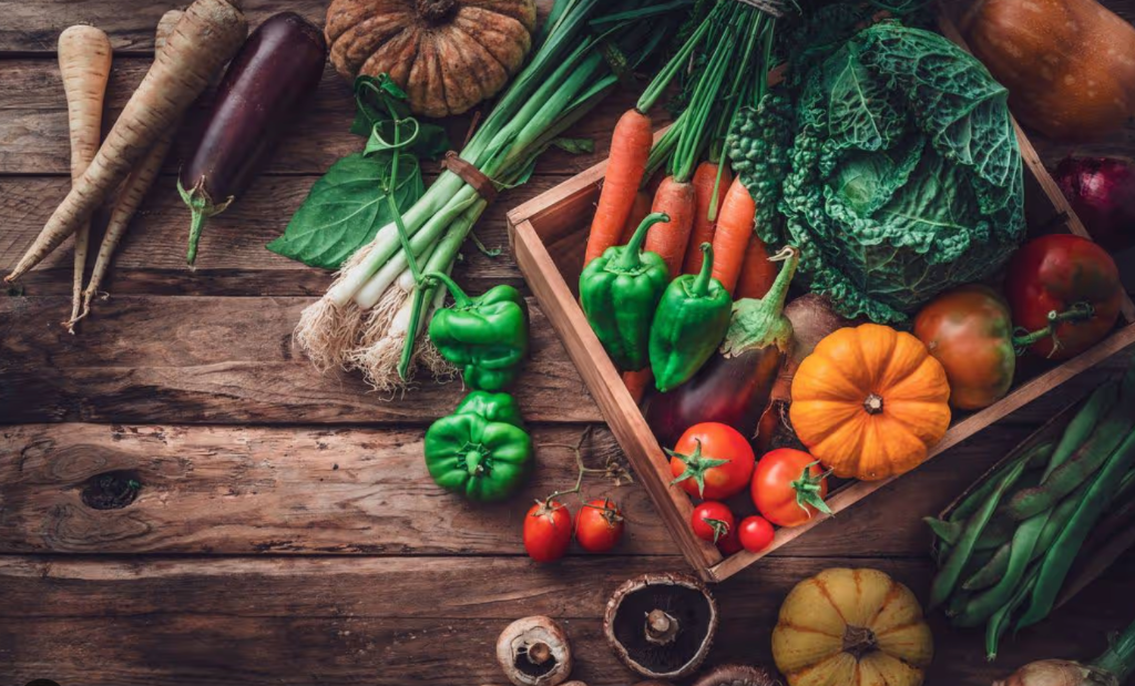 Fresh organic produce
