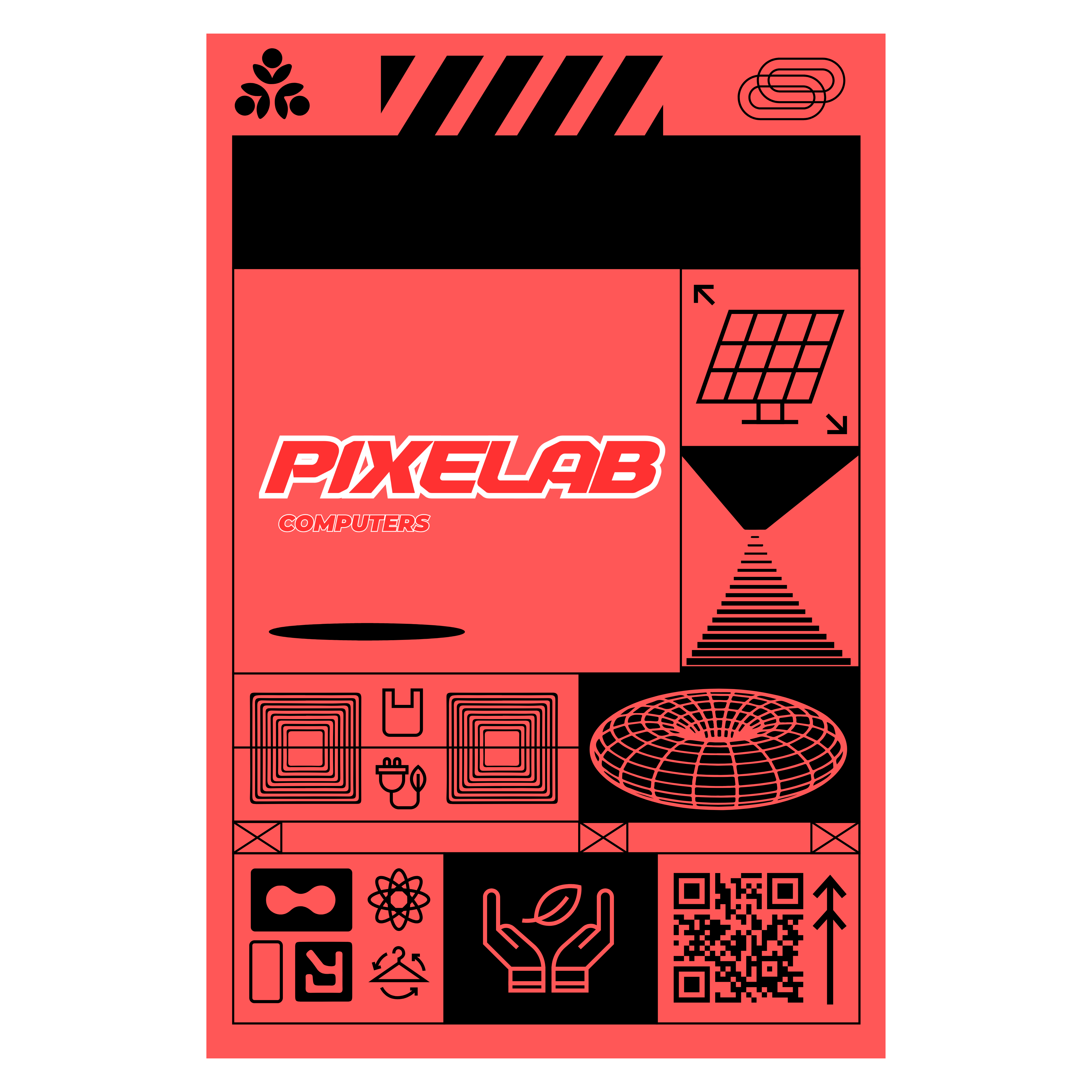 Pixelab Computers brand graphic
