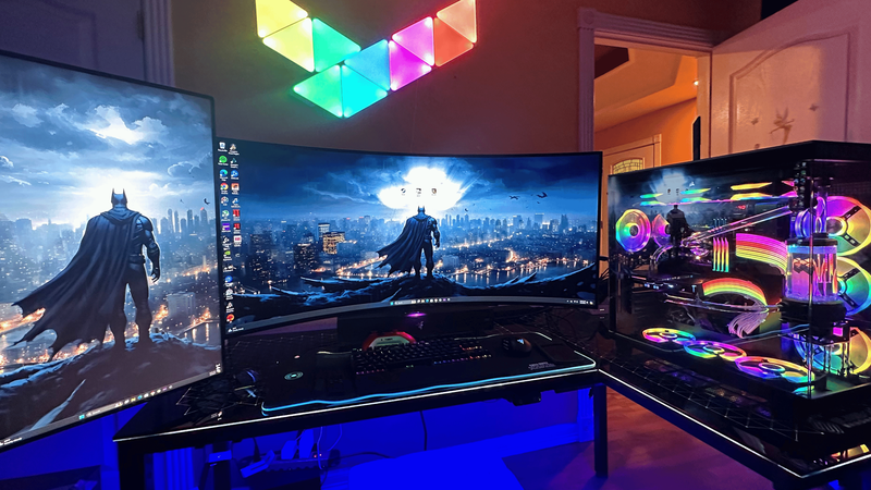 Dual Monitor Gaming Rig