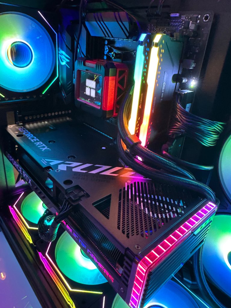 Blue Gaming Workstation