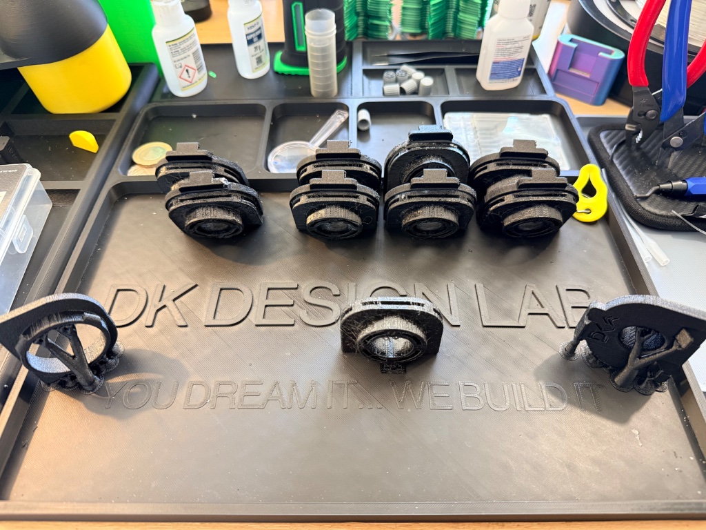Assembled DK Black bushes fresh off the production line — DK Design Lab, you dream it, we build it