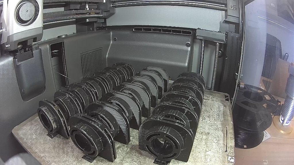 DK Black bushes — rubber centres, fronts & backs fresh off the printer