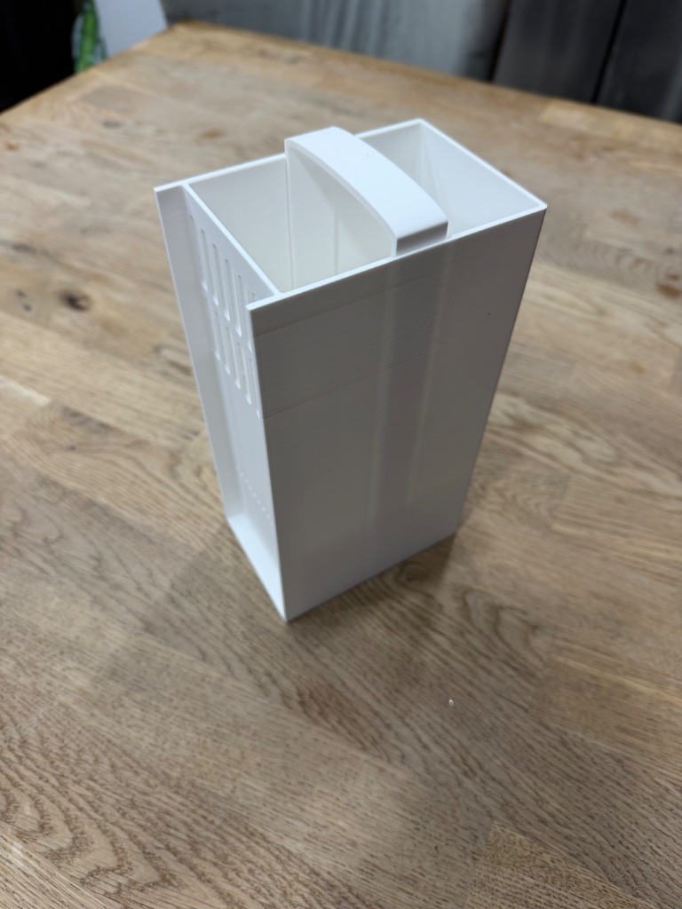 Fluval Flex 15 aquarium carbon filter housing — fresh off the printer