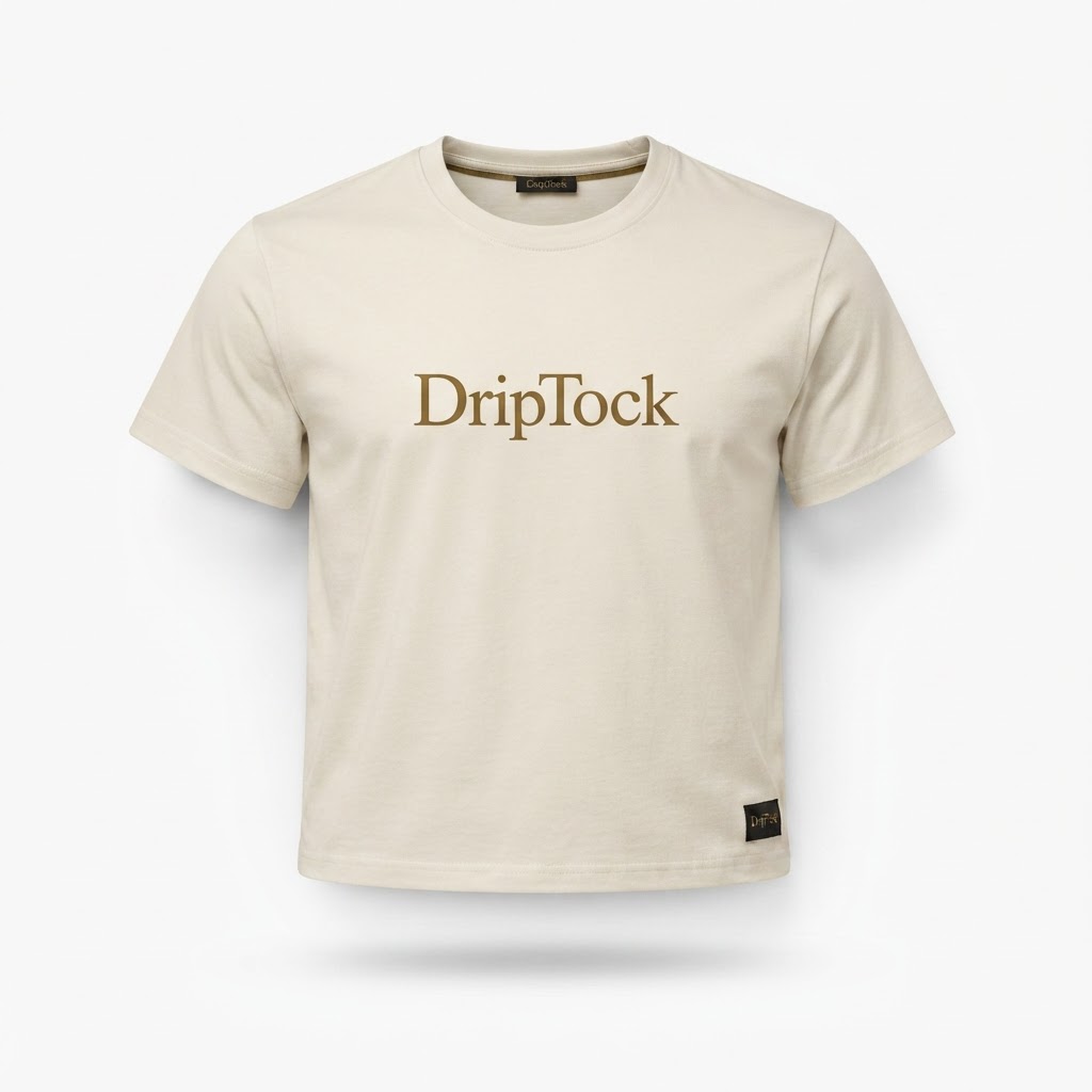 DripTock Cream Tee