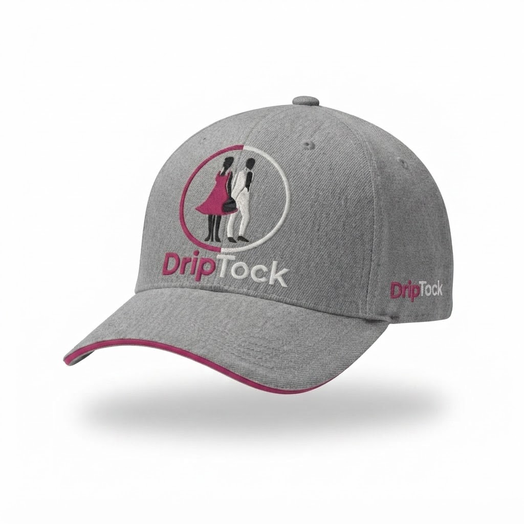 DripTock Couple Crest Gray Cap