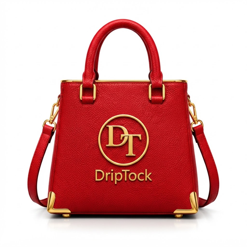 DripTock Red Textured Bag
