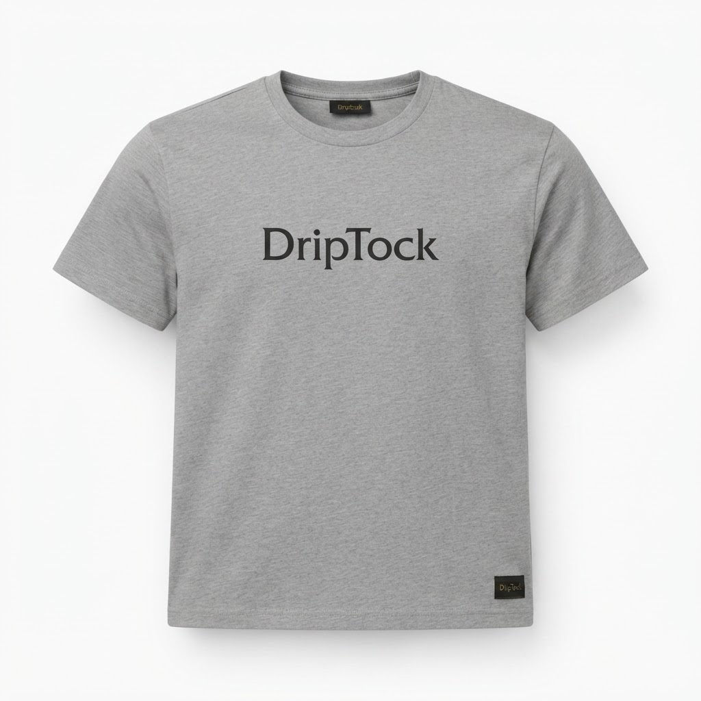 DripTock Heather Grey Tee