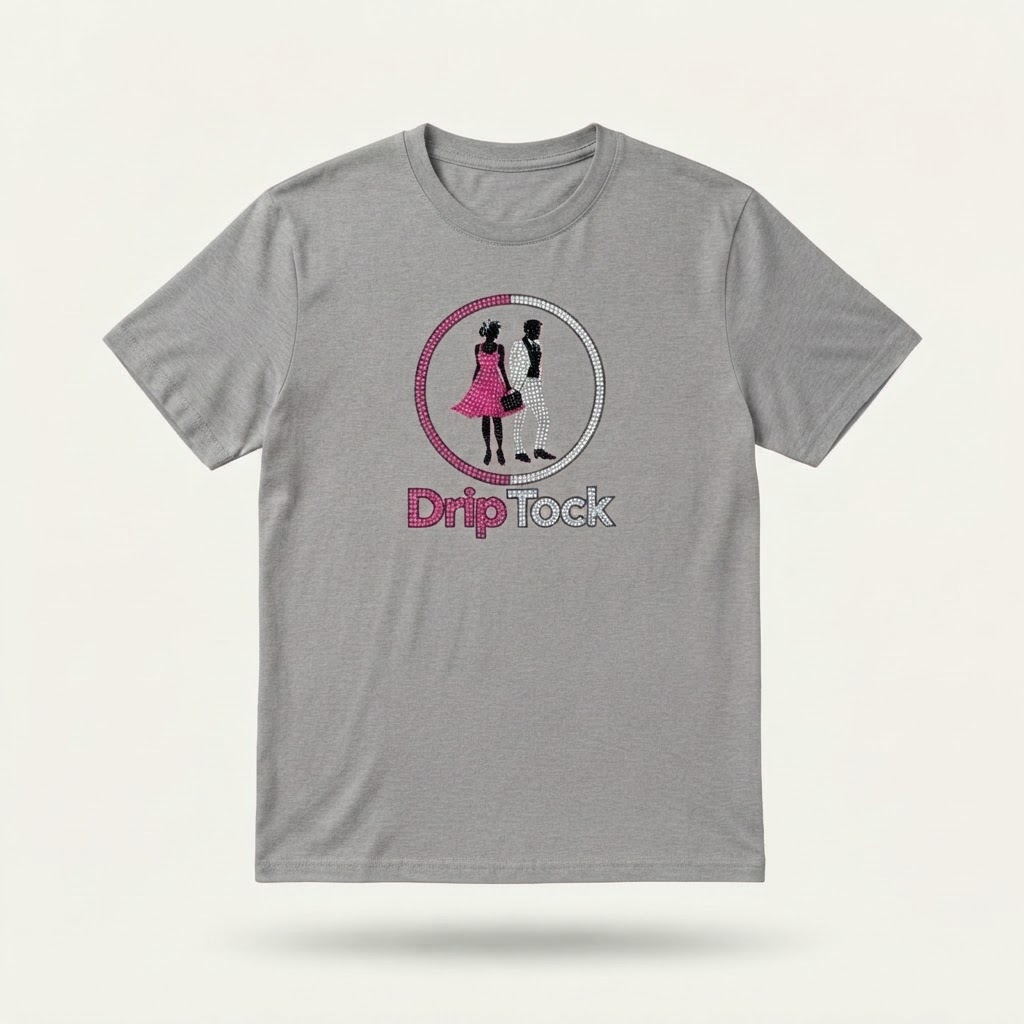 DripTock Bling Gray Tee