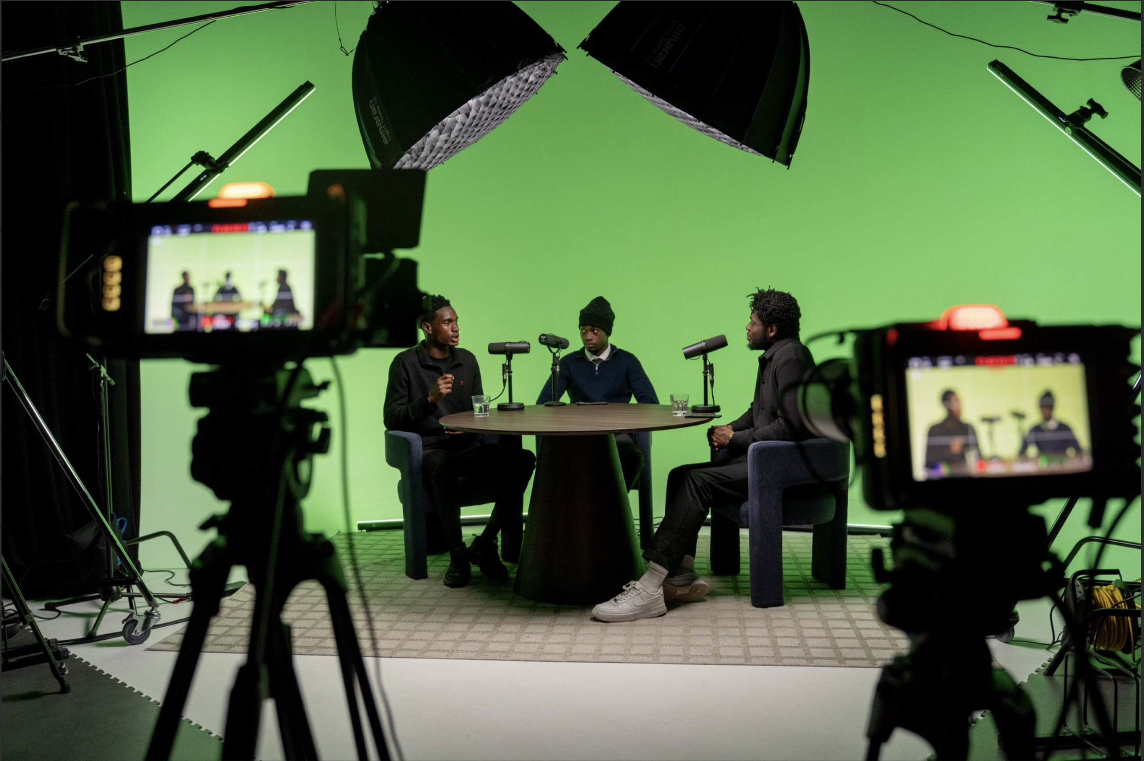 Gradify Studios podcast recording