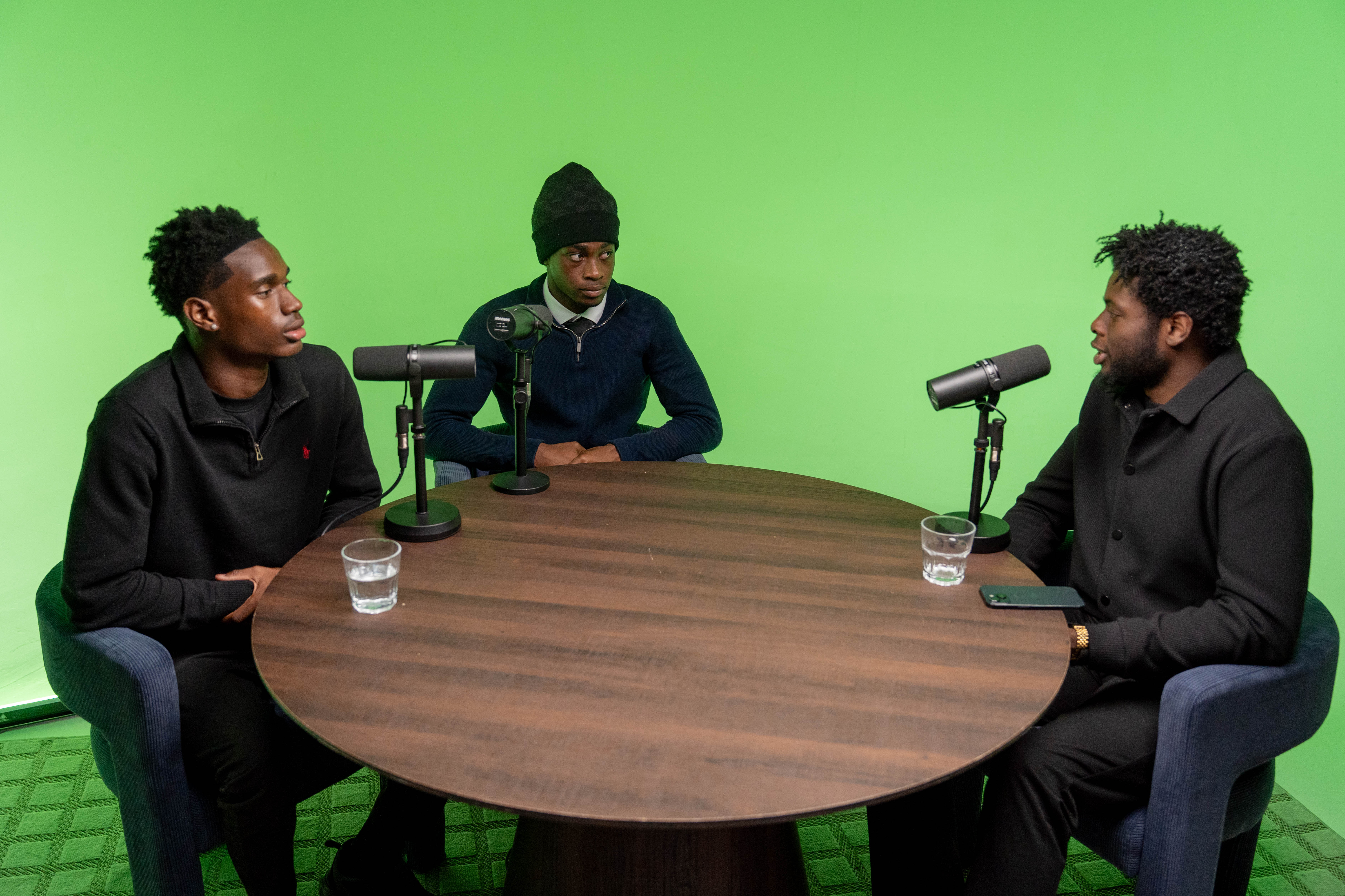 Gradify Studios podcast setup