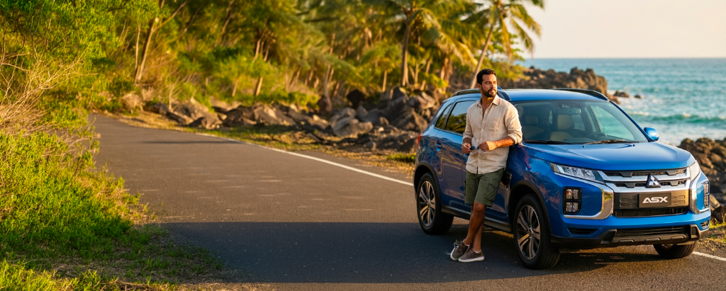 Mitsubishi ASX rental car exploring Guanacaste Costa Rica