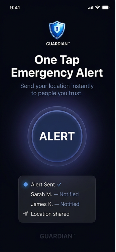 One Tap Emergency Alert