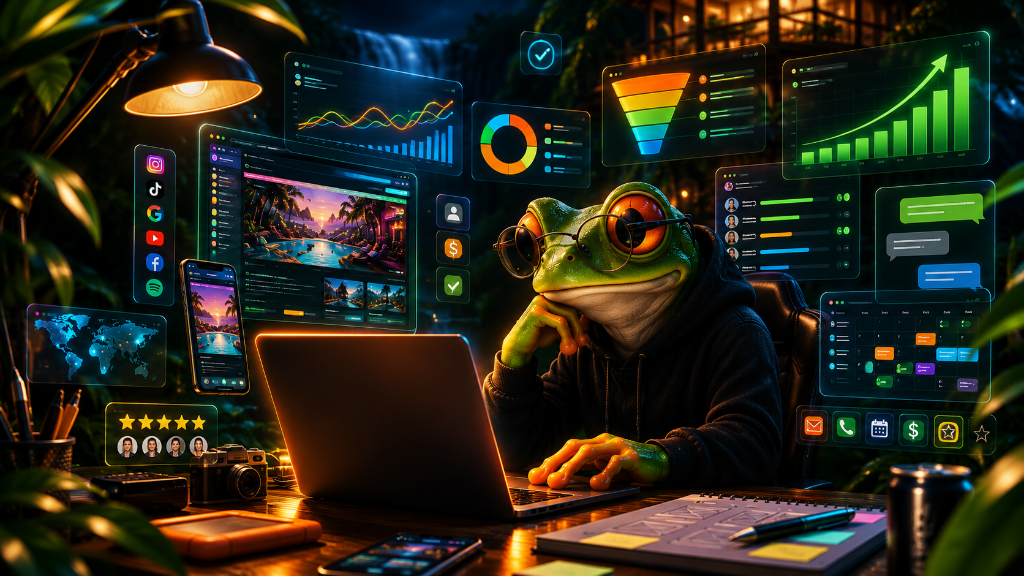 Frog Force studio, where human craft meets AI