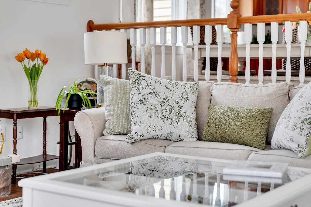 AirBnB Living Room Sofa