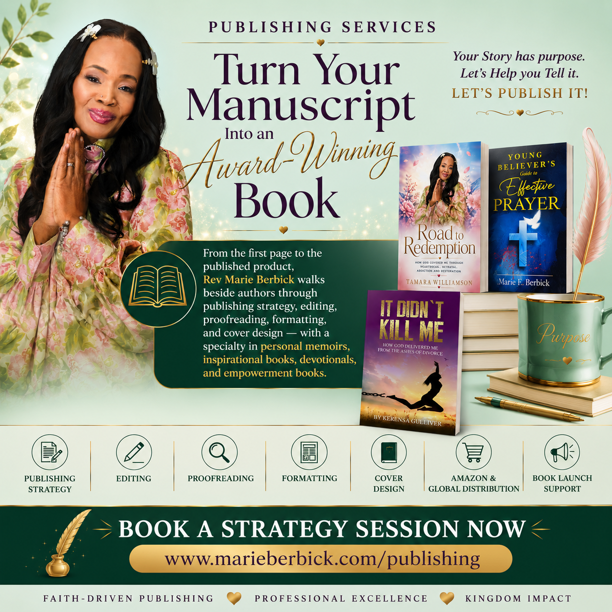 Publishing Services — Turn Your Manuscript Into an Award-Winning Book