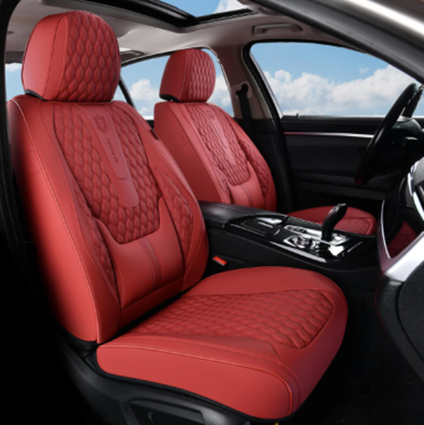 Red Universal Car Seat Covers (Front Seats)