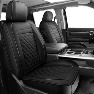 Ram 1500 / 2500 / 3500 - Black Truck Seat Covers (Full Set)