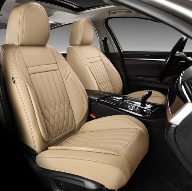 Tan Universal Car Seat Covers (Front Seats)