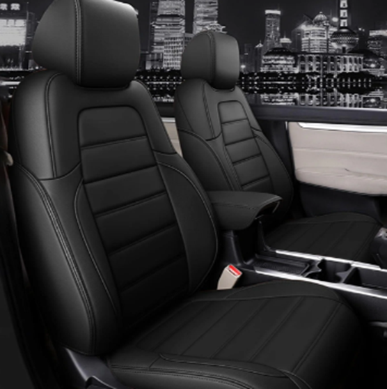 Honda CRV (2017 - 2022) - Black Car Seat Covers (Full Set)