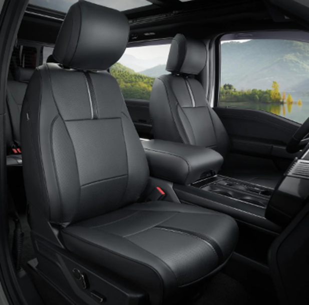 F150 (2015 - 2026) - Black Car Seat Covers (Full Set)