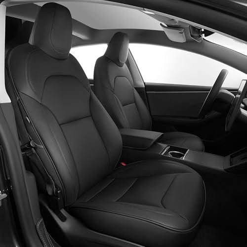 Tesla Model 3 (2023-2025) - Black Seat Covers (Full Set)