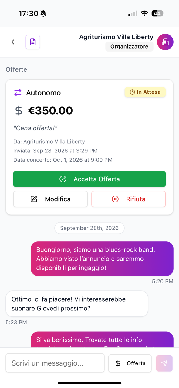 From listing to booking, in one chat