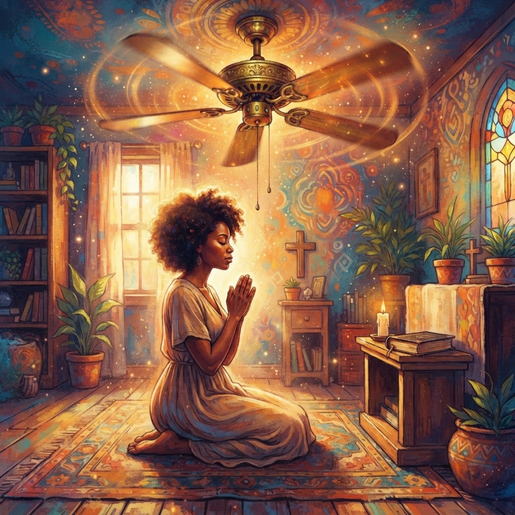 Quiet Prayers Beneath Ceiling Fans