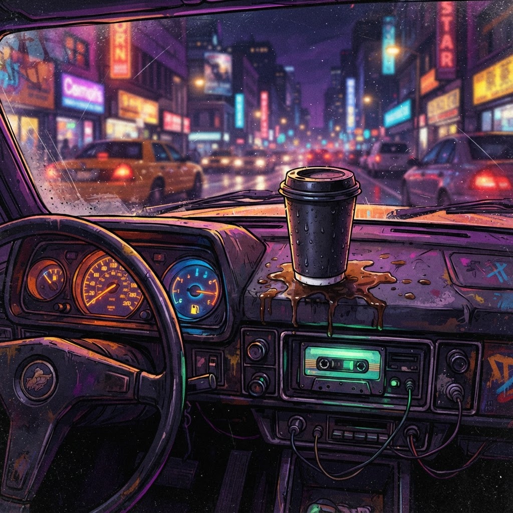 Cold Coffee On The Dashboard