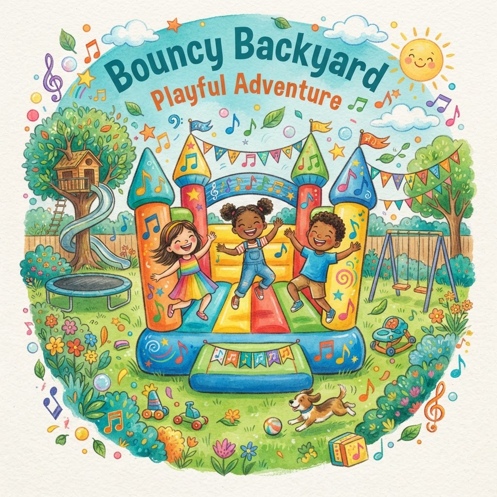 Bouncy Backyard Playful Adventure