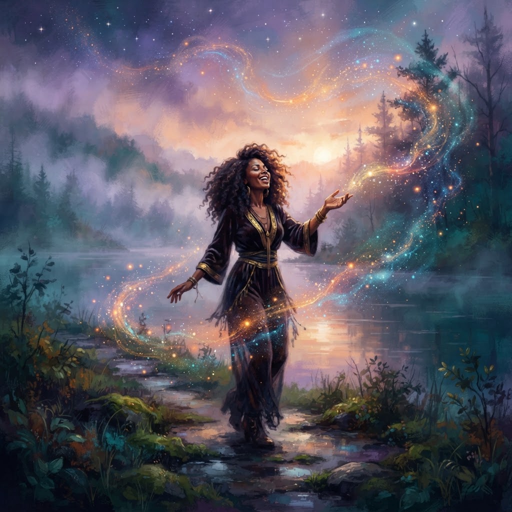 Chasing Sparks Through Morning Mist