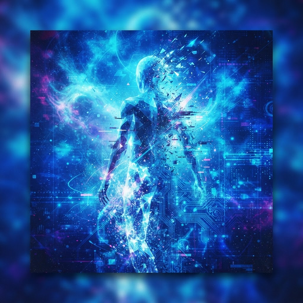Fading Into Digital Blue