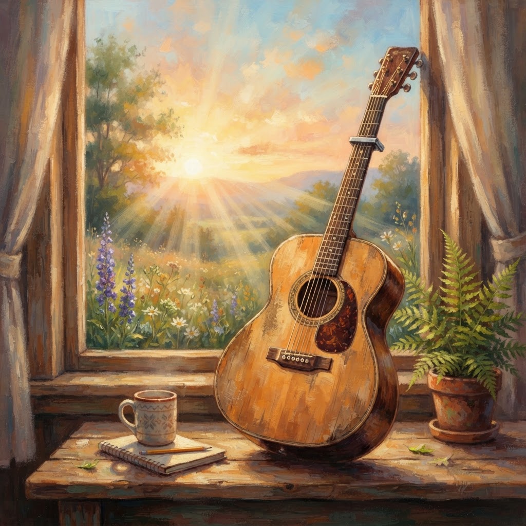 Gentle Morning Sunlight Acoustic Folk