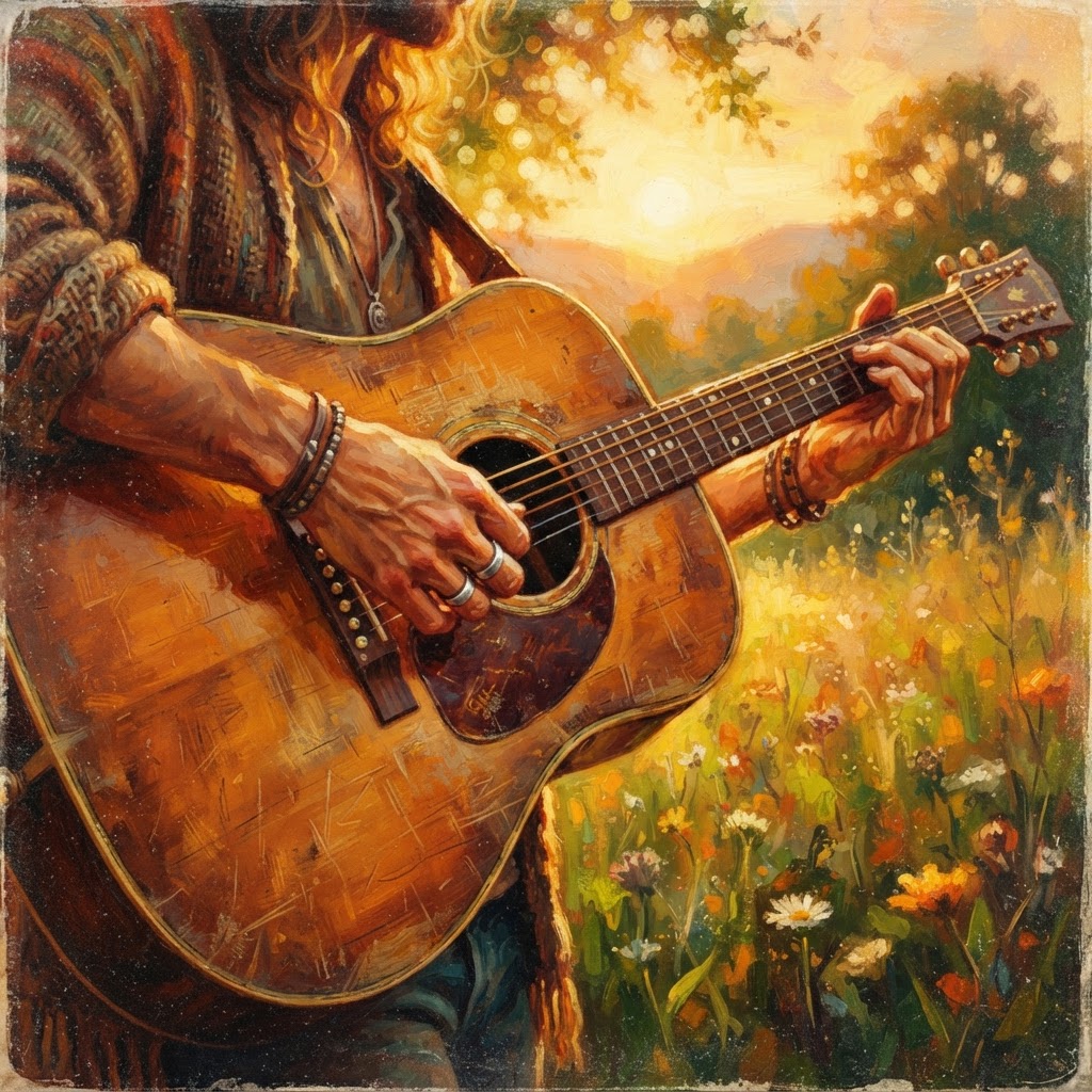 Sun-Drenched Acoustic Folk Strum