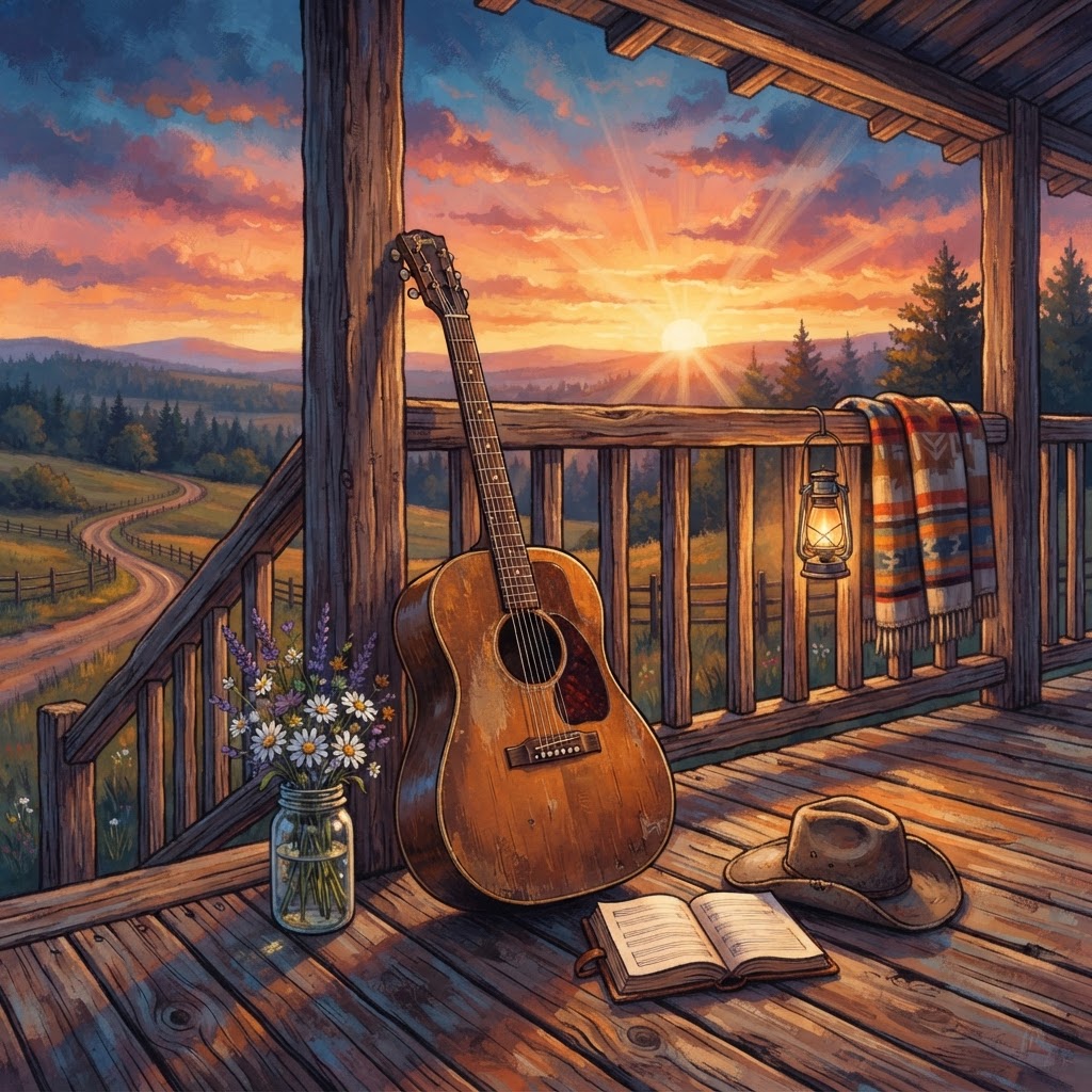 Rustic Porch Sunset Acoustic