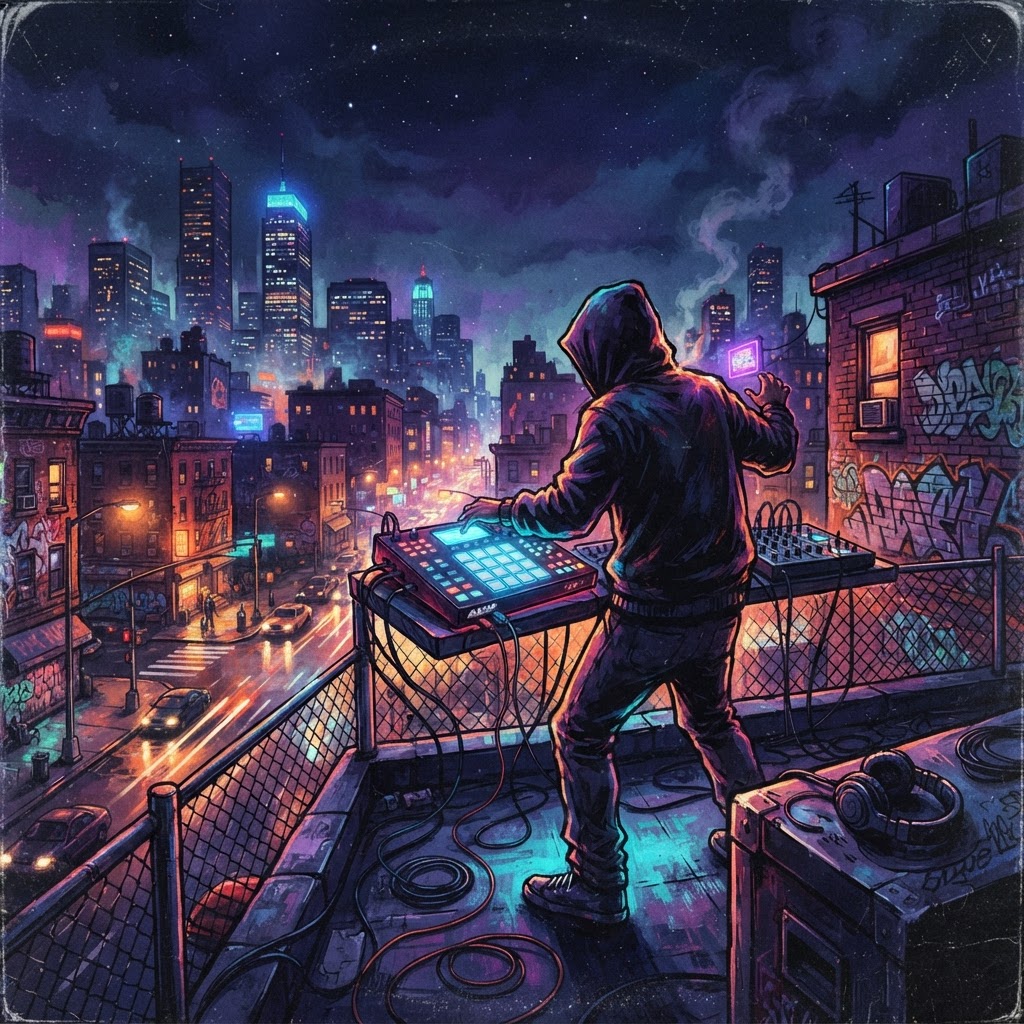 Gritty Urban Night Hip Hop