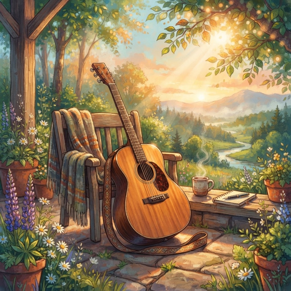 Gentle Morning Sunlight Acoustic Folk