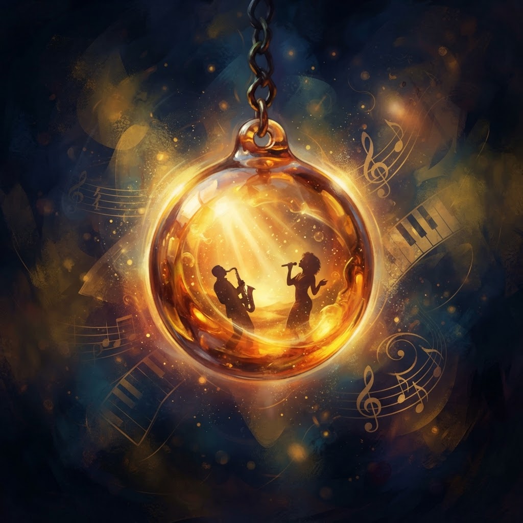 Sunlight Trapped In Amber Glass