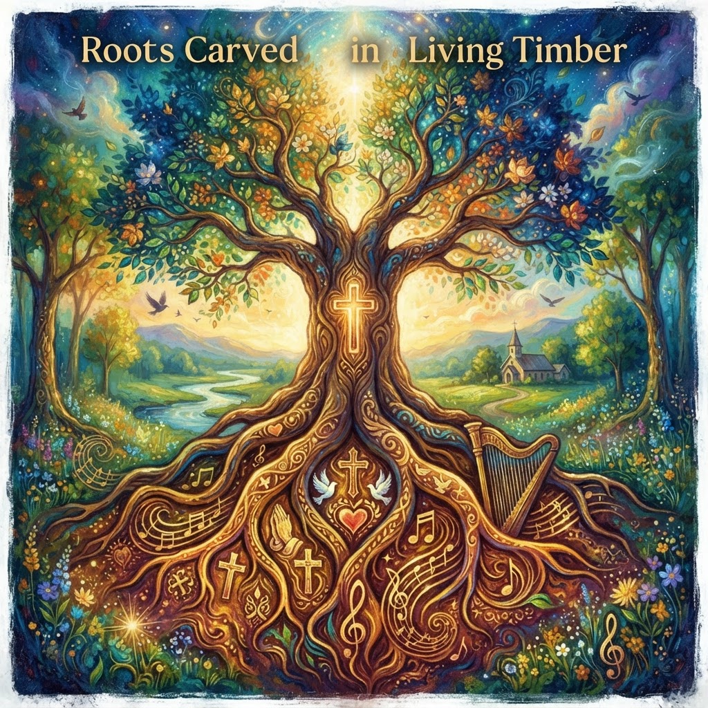 Roots Carved in Living Timber