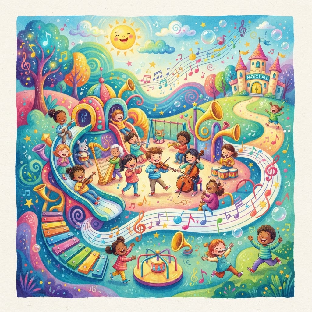 Bouncy Playground Whimsical Orchestral