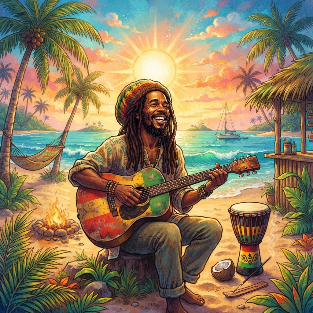 Sun Drenched Island Reggae Chill